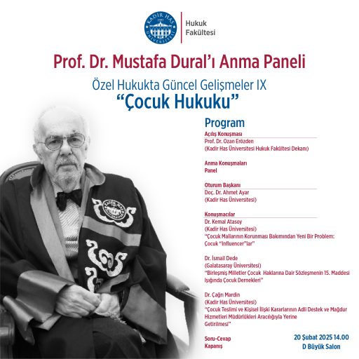 Prof. Dr. Mustafa Dural’ı Anma Paneli